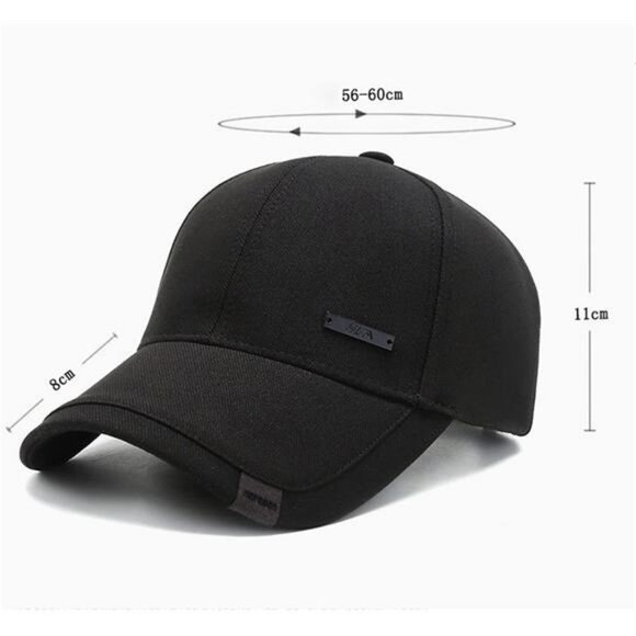 Mens Vintage Cotton Dad Hat Adjustable Baseball Cap Pre Curved Bill Trucker - Picture 3 of 8